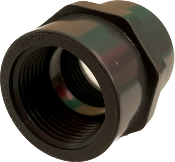 Doppelmuffe / Gewindemuffe IG x IG PVC-U 1/4" bis 4"